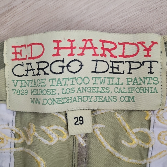 Vintage Ed Hardy Tattoo Cargo Pants - 29 - Picture 8 of 8